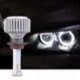 2 db Super Bright 9006/9005 / H7 / H8 / H4 / H13 / 9004/9007 6000K 80W / 120W LED-es autóautó fényszóró nagy fényerejű