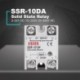 1db szilárdtest relé SSR-25DA 25A SSR-10DA SSR-25DA SSR-40DA 5-24VDC - 24-380V AC SSR 25DA, 6-20mA