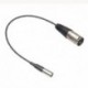 Női - Mini XLR 3 tűs apa - 3 tűs videokábel, apa / anya a Blackmagic Pocket Cinema 4K fényképezőgép audio vonalához