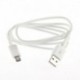 fehér - HotOriginal Micro Removable Micro USB 2.0 adatátviteli kábel adatkábeltöltőhöz Samsung Galaxy S3 S4 3.