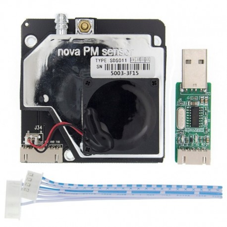10db PM érzékelő SDS011 Nagy pontosságú lézer pm2.5 levegőminőség érzékelő modul Szuper porporos érzékelők,