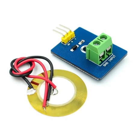Dobszimuláló piezoelektromos érzékelő analóg kerámia rezgésérzékelő modul piezoelektromosság Arduino