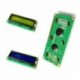 1db / tétel 1602 16x2 karakteres LCD kijelző modul HD44780 vezérlő kék / zöld képernyő fekete fény LCD1602 LCD monitor