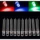 SÁRGA - 1000db 5mm led fehér / kék / piros / sárga / zöld / rózsaszín izzók / 5MM fehér színű LED fénykibocsátó