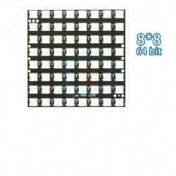 WS2812 LED 5050 RGB 8x8 64 LED mátrix