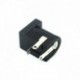 100 db DC-005 fekete DC tápcsatlakozó aljzat csatlakozó DC005 5,5 * 2,1 mm 2,1 aljzat Kerekítse a tűt