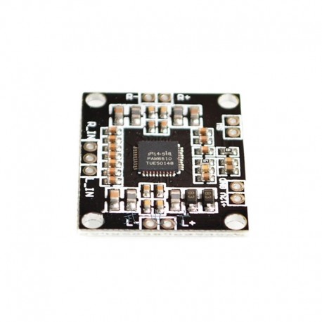 1db PAM8610 2x15W erősítő kártya miniatűr digitális kétcsatornás sztereó erősítő kártya