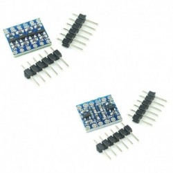 4 csatornás - 2 csatornás / 4 csatornás IIC I2C logikai szint átalakító kétirányú modul 5V - 3.3V kenyérlap