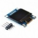 Kék - ÚJ 0,96 hüvelykes IIC soros fehér / kék / sárga OLED kijelzőmodul 128X64 I2C SSD1306 12864 LCD kijelző tábla