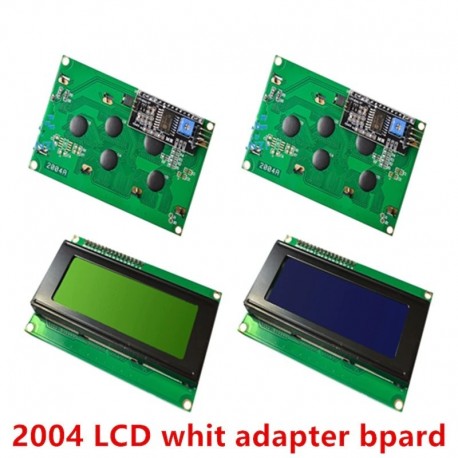 Kék - 10PCS LCD2004   I2C 2004 20x4 2004A kék / zöld képernyő HD44780 karakteres LCD / w IIC / I2C soros interfész adapter