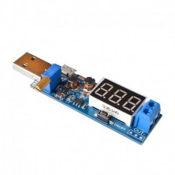 DC-DC 5V - 3,5V / 12V USB lépcsős fel / le tápegység modul állítható Boost Buck átalakító kimenet DC 1.2V-24V