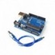 1set UNO R3 kompatibilis MEGA328P ATMEGA16U2 1PCS UNO R3   1PCS kábel