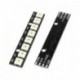 8 csatornás WS2812 5050 RGB LED-es lámpák, beépített színes színű fejlesztő tábla