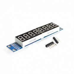 MAX7219 CWG 8 jegyű digitális cső kijelző vezérlő modul Piros három IO