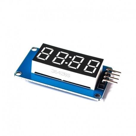 10db 4 bit TM1637 Red Digital Tube LED kijelző modul és óra LED