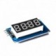 10db 4 bit TM1637 Red Digital Tube LED kijelző modul és óra LED
