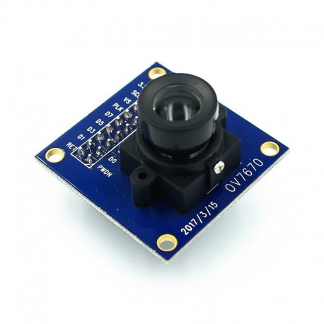 1db OV7670 kamera modul Támogatja a VGA CIF automatikus expozícióvezérlő kijelző aktív méretét 640X480