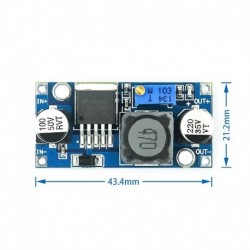 SMD - 100db / tétel LM2596S LM2596 LM2596 ADJ DC-DC lépcsőzetes modul 5V / 12V / 24V állítható feszültségszabályozó 3A
