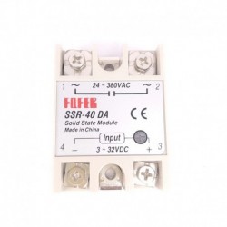 10PCS SSR-40 DA DC - AC DC-AC szilárdtest relé modul SSR-40DA hőmérséklet-szabályozóhoz 24V-380V 40A 250V