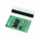 1PCS mini HX711 kétcsatornás 24 bites precíziós A / D modul nyomásérzékelő mikrovezérlő