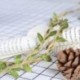 Arany - 2M 5M szimuláció zöld levelek szövése kender kötél DIY esküvő születésnapi esküvői dekoráció rattan