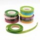 fehér - 30 yardos 12 mm-es virágszárú szalagkorongok gomblyuk művirág porzó csomagolás virágüzlet zöld szalagok nylon