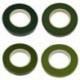 fehér - 30 yardos 12 mm-es virágszárú szalagkorongok gomblyuk művirág porzó csomagolás virágüzlet zöld szalagok nylon