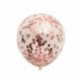 szeretet - Rózsa arany konfetti ballonok fólia pezsgő csillag léggömb esküvői latex ballon globos BabyShower