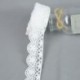 Stílus3 - 5 yard / tétel Fehér pamut hímzett csipke díszítő szalag szövet DIY varrás kézzel készített kézműves