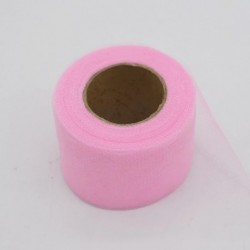 M07 - 22m / tétel 2 &quot 5cm-es fényes tüll tekercses szövet Tutu szoknya szék szárny íj asztali futó esküvői baba