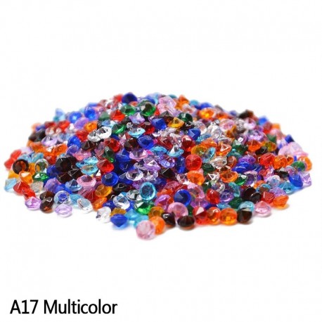 sokszínű - Esküvői dekoráció 1000PCS 4,5 mm-es kézműves kristály konfetti asztal szórja át a kristályokat Középső