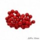 D - Piros téma Mesterséges virág cseresznye porzó bogyók csomag DIY karácsonyi dekoráció esküvői torta ajándék doboz