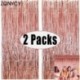 királykék - 2Pack Party háttér fémes fólia rojt talmi függöny felnőtt gyerekek születésnapi party esküvői