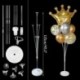 1Set 125 cm-es oszlop - 7Tubes lufi állvány léggömb tartó oszlop konfetti léggömb baba zuhany gyerekek születésnapi