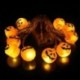 Stílus6 - 10LED Halloween tök pók denevér koponya húrlámpák lámpa DIY függő horror Halloween dekoráció otthoni