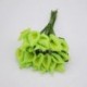 zöld - 36db Mini PE Calla Lily művirág csokor többszínű rózsa esküvői party virág dekoráció scrapbooking hamis