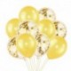 Set10 - 10db vegyes konfetti léggömbök boldog születésnapi party hélium léggömb dekoráció esküvői fesztivál latex