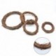 15cm - Esküvői dekoráció koszorú természetes rattan koszorú koszorú DIY kézműves dekoráció otthoni ajtó nagyfa