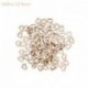 100db 10x8mm - 50 / 100db üreges mini fa szerelmes szív esküvői asztal szétszórt DIY kézműves kiegészítők rusztikus