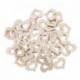 100db 10x8mm - 50 / 100db üreges mini fa szerelmes szív esküvői asztal szétszórt DIY kézműves kiegészítők rusztikus