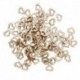 100db 10x8mm - 50 / 100db üreges mini fa szerelmes szív esküvői asztal szétszórt DIY kézműves kiegészítők rusztikus