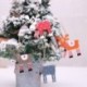 1db narancssárga jávorszarvas - 2020 fa karácsonyfa díszek fából készült medál autó / jávorszarvas / csillag DIY