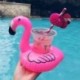 4 - Felfújható pohártartó egyszarvú flamingó italtartó úszómedence úszó fürdő medence játék hawaii nyári party
