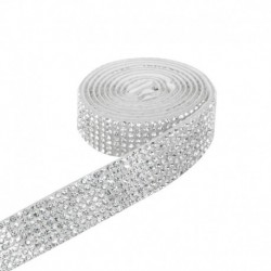 1 yard-15mm - 1 udvar öntapadó strasszos szalag lapos kristályüveg kő szalagruházat ruházati cipő táska barkácsolás