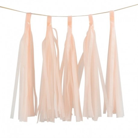 őszibarack - 5db 14 hüvelykes arany ezüst szövetpapír bojt karácsonyi dekoráció születésnapi barkácsfüggő garland