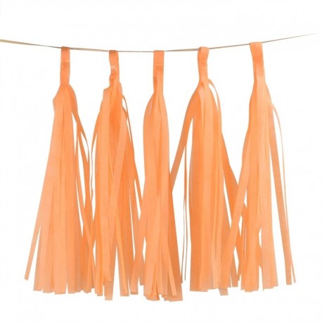 narancs - 5db 14 hüvelykes arany ezüst szövetpapír bojt karácsonyi dekoráció születésnapi barkácsfüggő garland