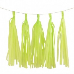 zöldcitrom zöld - 5db 14 hüvelykes arany ezüst szövetpapír bojt karácsonyi dekoráció születésnapi barkácsfüggő