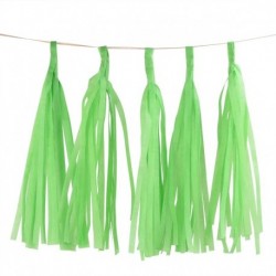 alma zöld - 5db 14 hüvelykes arany ezüst szövetpapír bojt karácsonyi dekoráció születésnapi barkácsfüggő garland