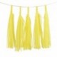 halványsárga - 5db 14 hüvelykes arany ezüst szövetpapír bojt karácsonyi dekoráció születésnapi barkácsfüggő