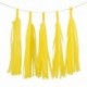 sárga - 5db 14 hüvelykes arany ezüst szövetpapír bojt karácsonyi dekoráció születésnapi barkácsfüggő garland